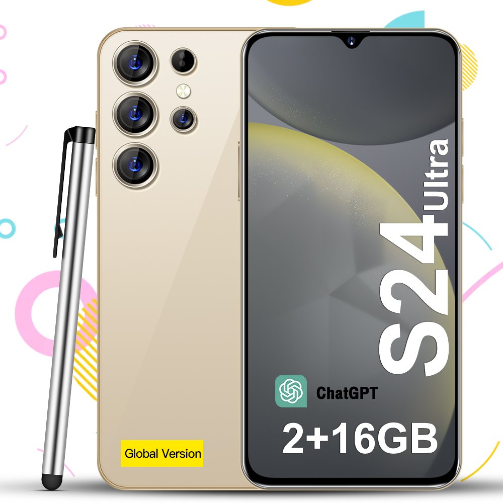 Original Android 3G smartphone s24 ultra phone Smartphone 16GB 2GB Mobile Phone Cell Gaming Phone 3G&4G smartphone